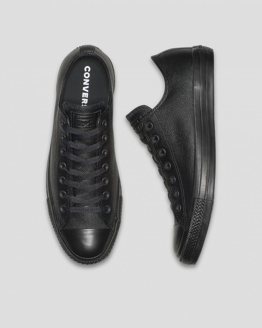 Chuck Taylor All Star Leather Low Black Mono Salt Air Surf