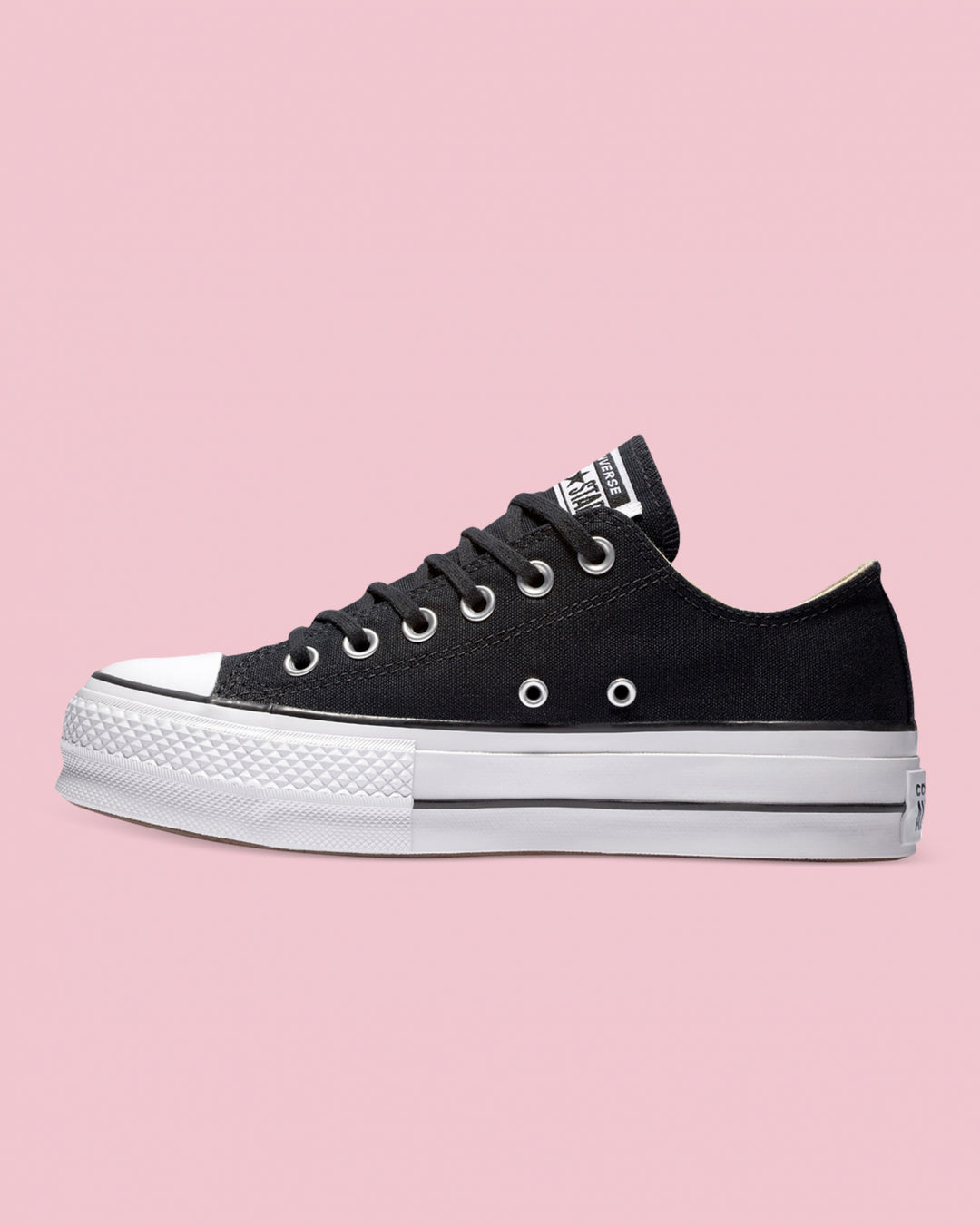 Womens Converse Chuck Taylor All Star Canvas Lift Low Top Black Salt Air Surf